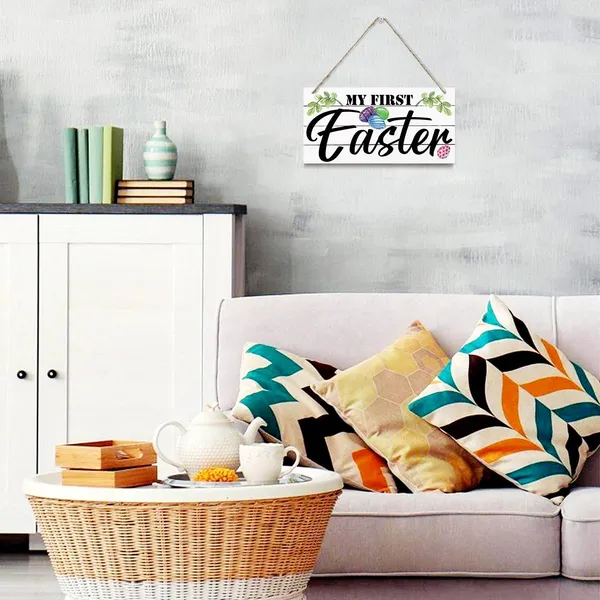 White_Easter_Wood_Sign_-_My_1St_Easter,_Hanging_Wood_Sign_Home_Decorative,_Printed_Wood_Wall_Sign,_Easter_Nursery_Decor,_First_Time_Easter_Party_Decor_Hanging_Sign,_Farmhouse_Easter_Decoration