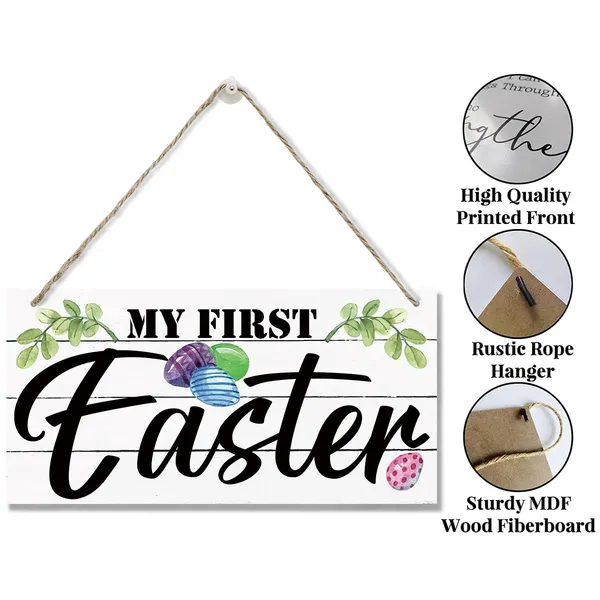 White_Easter_Wood_Sign_-_My_1St_Easter,_Hanging_Wood_Sign_Home_Decorative,_Printed_Wood_Wall_Sign,_Easter_Nursery_Decor,_First_Time_Easter_Party_Decor_Hanging_Sign,_Farmhouse_Easter_Decoration
