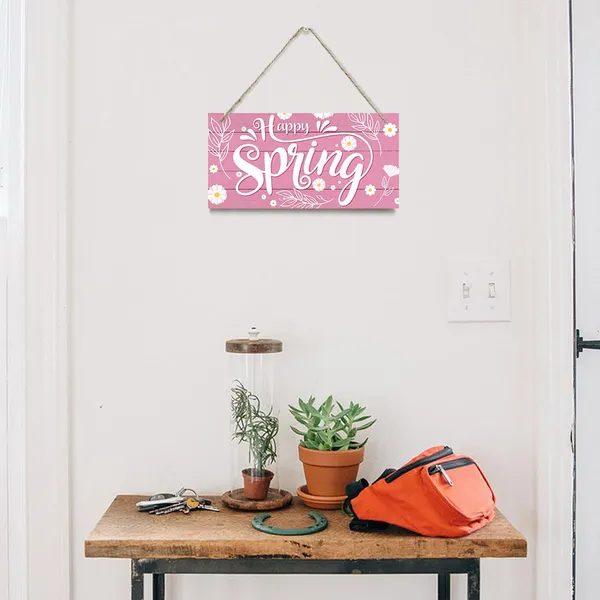White_Spring_Decoration,_Hanging_Wood_Sign_Home_Decorative,_Happy_Spring_Atmosphere_Decor,_Spring_Seasonal_Decor_Sign,_Spring_Door_Sign,_Rustic_Home_Decor,_Farmhouse_Wood_Wall_Hanging_Plaque