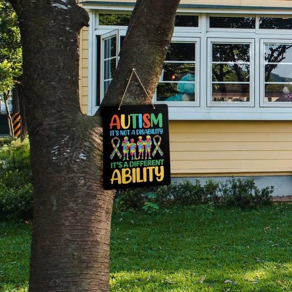 Multicolor_Autism_Awareness_Wall_Door_Sign,_Autism_Is_A_Different_Ability,_Inspirational_Autism_Sign_Nursery_Classroom_Baby_Kids_Bedroom_Wood_Hanging_Wall_Decor_Sign_Plaque,_Motivational_Gifts_|_For_Autism_Child