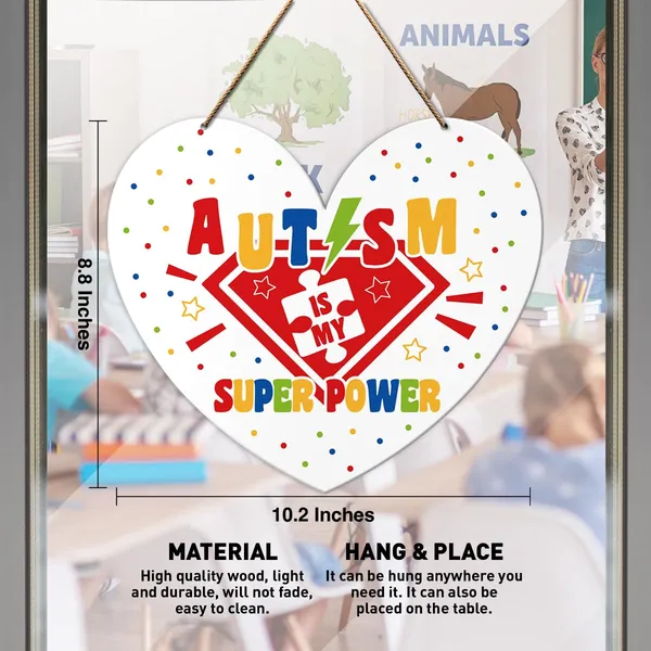Multicolor_Autism_Awareness_Wall_Door_Sign,_Inspirational_Autism_Sign_Nursery_Classroom_Baby_Kids_Bedroom_Wood_Hanging_Wall_Decor_Sign_Plaque,_Motivational_Gifts_|_For_Autism_Child,_Autism_Is_My_Super_Power
