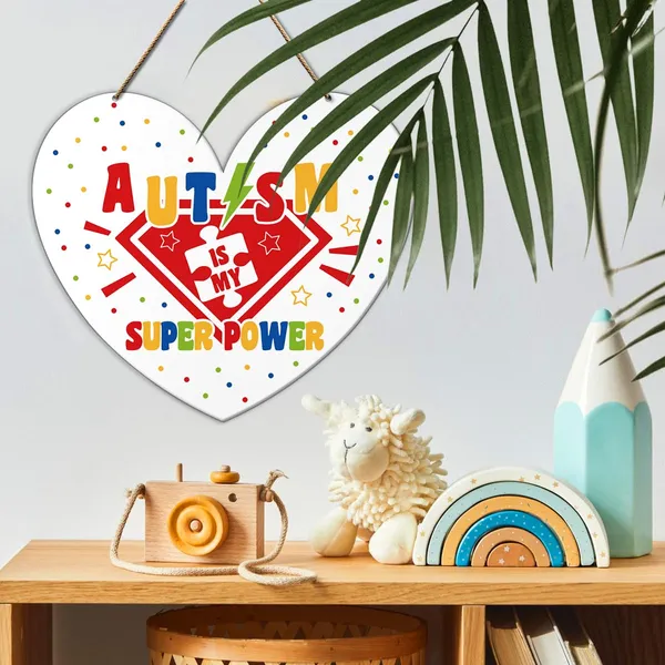 Multicolor_Autism_Awareness_Wall_Door_Sign,_Inspirational_Autism_Sign_Nursery_Classroom_Baby_Kids_Bedroom_Wood_Hanging_Wall_Decor_Sign_Plaque,_Motivational_Gifts_|_For_Autism_Child,_Autism_Is_My_Super_Power