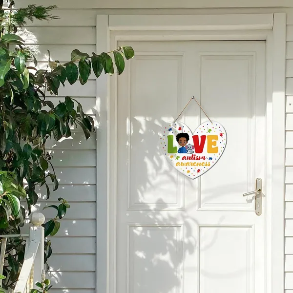 Multicolor_Autism_Awareness_Black_Boy_Wall_Door_Sign,_Inspirational_Autism_Sign_Nursery_Home_School_Baby_Kids_Bedroom_Wood_Hanging_Wall_Decor_Sign,_Motivational_Gifts_|_For_Autism_Child,_Love_Autism_Awareness