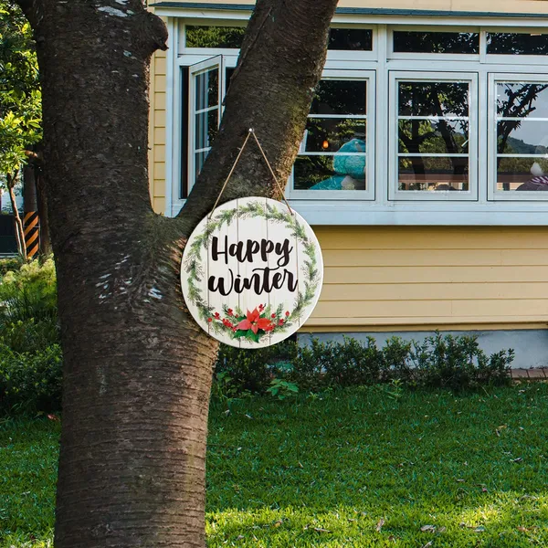 Red_And_Green_Christmas_Wall_Decor_Sign,_Happy_Winter,_Rustic_Christmas_Home_Sign_|_For_Front_Door_Porch_Christmas_Decorations_Farmhouse_Home_Kitchen_Holiday_Party_Wood_Hanging_Wall_Decor_Sign_Plaque