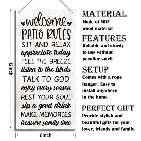 Multicolor_Welcome_Patio_Rules_Sign,_Family_Sign,_Home_Patio_Decor,_Decorative_Wood_Hanging_Wood_Plaque,_Home_Party_Decor,_Wall_Decor_Art,_Family_Party_Decor_Ornaments,_Garden_Yard_Outdoor_Decor