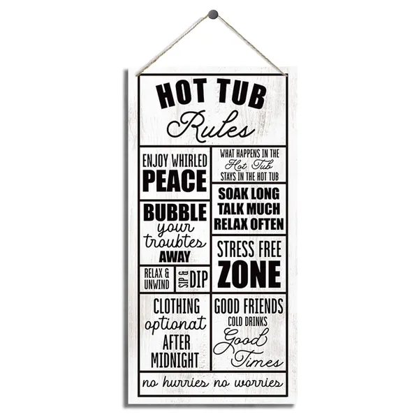 Multicolor_Hot_Tub_Rules_Sign,_Bathroom_Sign,_Bathroom_Wall_Decor,_Decorative_Wood_Hanging_Wood_Plaque,_Wall_Decor_Art,_Bathroom_Wall_Sign_|_For_Home_Or_Business_Use,_Farmhouse_Wooden_Sign_With_Hanging_Rope