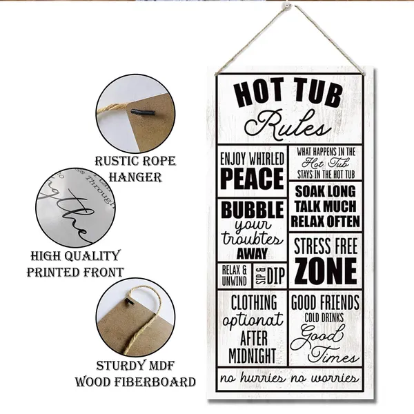 Multicolor_Hot_Tub_Rules_Sign,_Bathroom_Sign,_Bathroom_Wall_Decor,_Decorative_Wood_Hanging_Wood_Plaque,_Wall_Decor_Art,_Bathroom_Wall_Sign_|_For_Home_Or_Business_Use,_Farmhouse_Wooden_Sign_With_Hanging_Rope