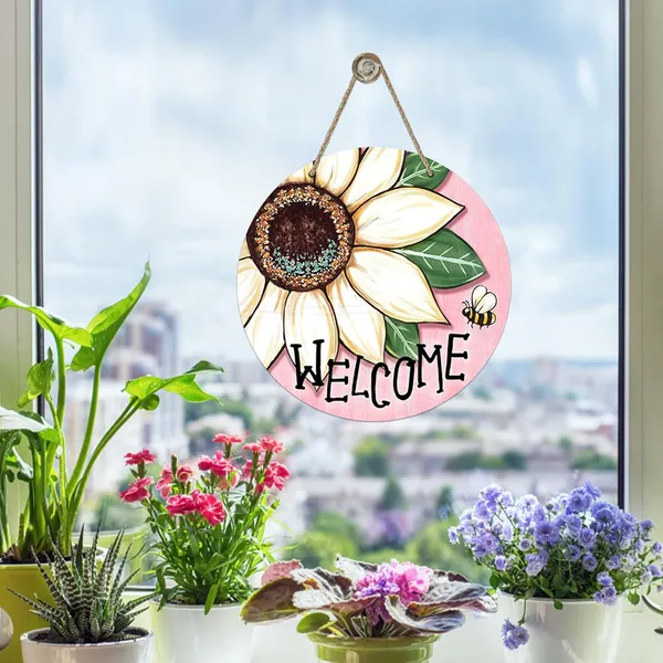 Multicolor_Bolisom_Welcome_Spring_Summer_Sunflower_Front_Door_Sign,_Floral_Bee_Pink_Wood_Door_Hanger_Outdoor_Outside_Porch_Decor,_Seasonal_Wooden_Wreath_Indoor_Wall_Hanging_Decoration