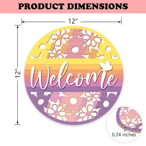 Multicolor_Bolisom_Welcome_Spring_Summer_Flower_Front_Door_Sign,_Floral_Butterfly_Colorful_Wood_Door_Hanger_Outdoor_Outside_Porch_Decor,_Seasonal_Wooden_Wreath_Indoor_Wall_Hanging_Decoration