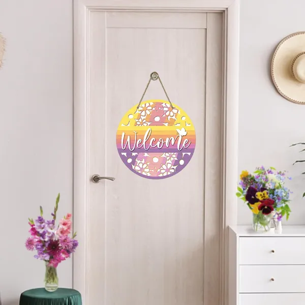 Multicolor_Bolisom_Welcome_Spring_Summer_Flower_Front_Door_Sign,_Floral_Butterfly_Colorful_Wood_Door_Hanger_Outdoor_Outside_Porch_Decor,_Seasonal_Wooden_Wreath_Indoor_Wall_Hanging_Decoration