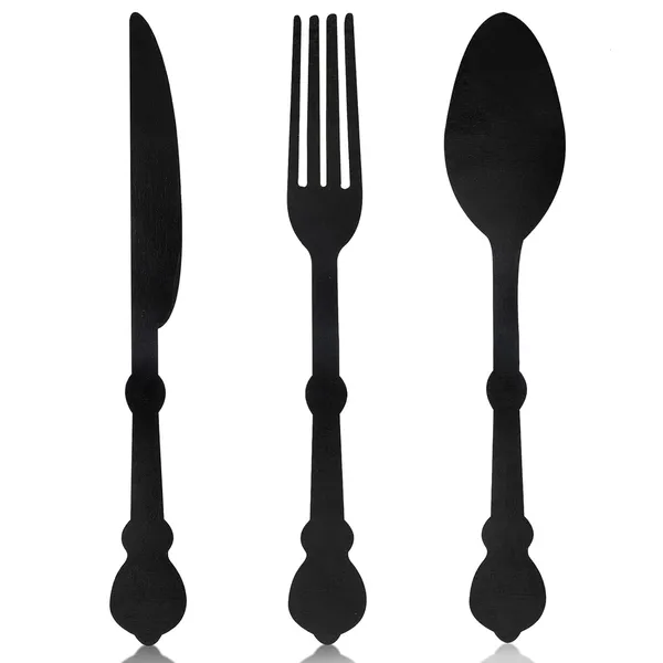 Black_Large_|_Fork_Knife_Spoon_Set_Wall_Decor_Rustic_Wooden_Kitchen_Utensils_Wall_Sign_Wall_Hanging_Wood_Sign_Farmhouse_Wooden_Wall_Plaque_|_For_Home_Dining_Living_Room_Decor_(Black)