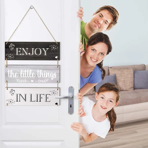 Multicolor_Jetec_Enjoy_The_Little_Things_In_Life_Quote_Wall_Decor_Family_Hanging_Wall_Sign_Rustic_Wooden_Hanging_Wall_Decor_Board_Decorative_Wood_Plank_Hanging_Sign_|_For_Living_Room_Bedroom_Outdoor