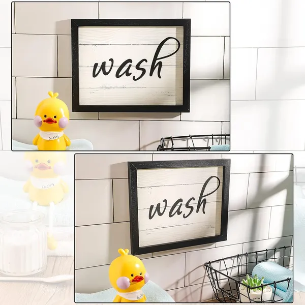 Multicolor_4_Pieces_Funny_Laundry_Signs_Wash,_Dry,_Fold,_Repeat_Sign_Funny_Laundry_Room_Wall_Art_Signs_Framed_Rustic_Farmhouse_Hanging_Wood_Wall_Decor_|_For_Home_Laundry_Bathroom,_10_X_8_Inch