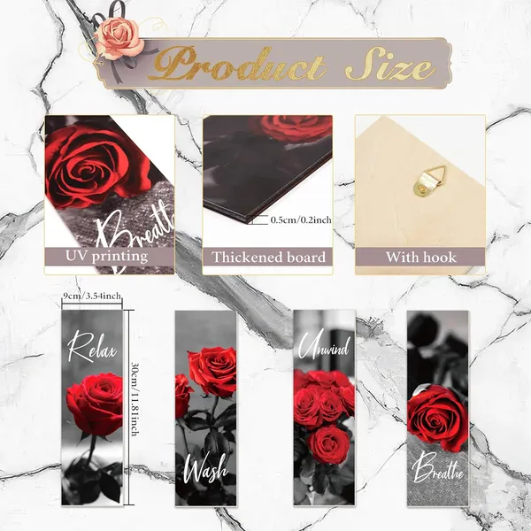 Red_4_Pcs_Red_Bathroom_Accessories_Restroom_Rose_Wall_Art_Sign_Relax_Wash_Unwind_Breathe_Wooden_Hanging_Red_Decor_|_For_Living_Room