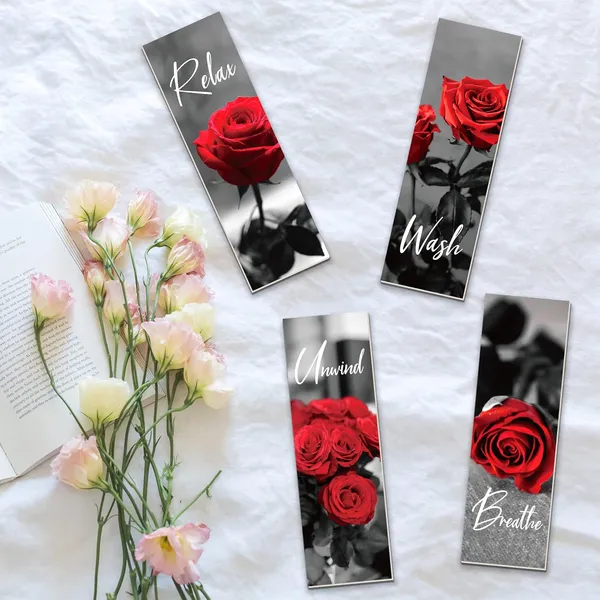 Red_4_Pcs_Red_Bathroom_Accessories_Restroom_Rose_Wall_Art_Sign_Relax_Wash_Unwind_Breathe_Wooden_Hanging_Red_Decor_|_For_Living_Room