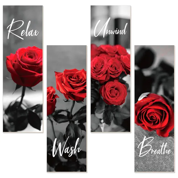Red_4_Pcs_Red_Bathroom_Accessories_Restroom_Rose_Wall_Art_Sign_Relax_Wash_Unwind_Breathe_Wooden_Hanging_Red_Decor_|_For_Living_Room