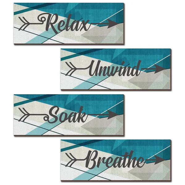 Blue_4_Pcs_Modern_Style_Bathroom_Wall_Decor_???Relax_Unwind_Soak_Breathe_Rustic_Style_Wooden_Hanging_Signs_|_For_Bathroom_Spa_Room,Farmhouse_Green_Wall_Decorations_(11_*_3.93_Inches)