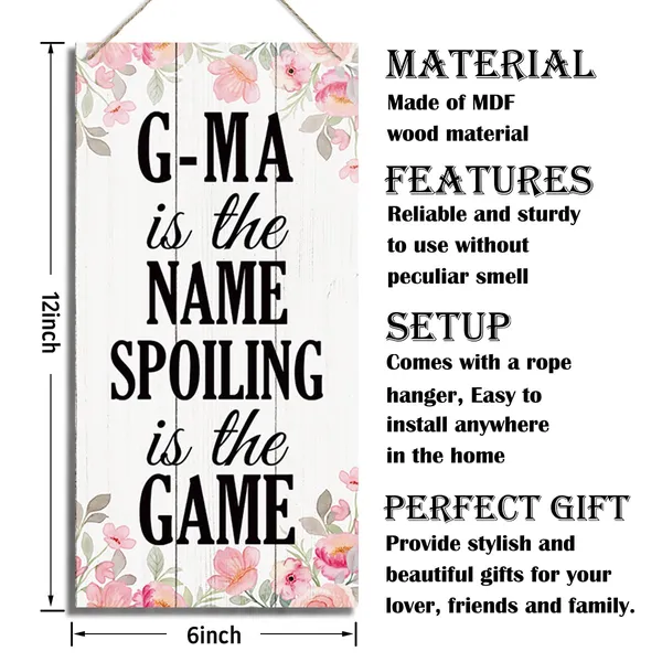 White_Rustic_G-Ma_Decor,_G-Ma_Gift_|_For_Birthday_Christmas,_Grandma_Nicknames_Sign,_Family_Home_Decor,_Decorative_Wood_Hanging_Wood_Plaque,_G-Ma_Sign_Gift,_G-Ma_Is_The_Name_Spoiling_Is_The_Game