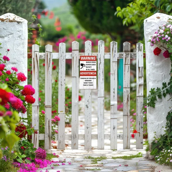 Multicolor_Warning_Signs,_Audio_&_Video_Surveillance_On_Duty_At_All_Times,_Decorative_Wood_Hanging_Wood_Plaque,_Farmhouse_Warning_Wooden_Plaque,_Rustic_Door_Hanger,_Gate_Sign,_Rustic_Sign_|_For_Indoor_Outdoor