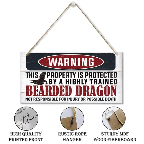 Multicolor_Funny_Warning_Signs,_The_Property_Is_Protected_By_Highly_Trained_Bearded_Dragon_Sign,_Decorative_Wood_Hanging_Wood_Plaque,_Warning_Wood_Sign_|_For_Indoor_Outdoor_Use,_Door_Gate_Hanger,_House_Decor