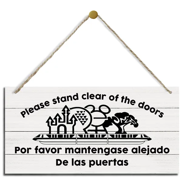 White_Please_Stand_Clear_Of_The_Doors_Sign,_Inspirational_Wood_Sign,_Hanging_Printed_Wooden_Plaque_Decor,_Funny_Door_Hanger,_Humorous_Home_Decor_|_For_Front_Door_Porch,_Rustic_Hanging_Decor_Outdoor