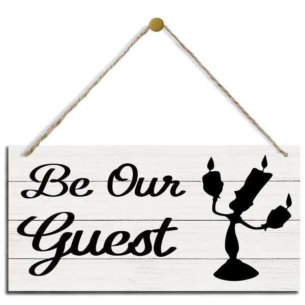 White_Be_Our_Guest_Sign,_Welcome_Decor,_Hanging_Printed_Wooden_Plaque_Decor,_Rustic_Door_Sign,_Farmhouse_Decor_|_For_Front_Door,_Porch_Decor,_Rustic_Home_Decor,_New_Home_Decor,_Welcome_Home_Decor