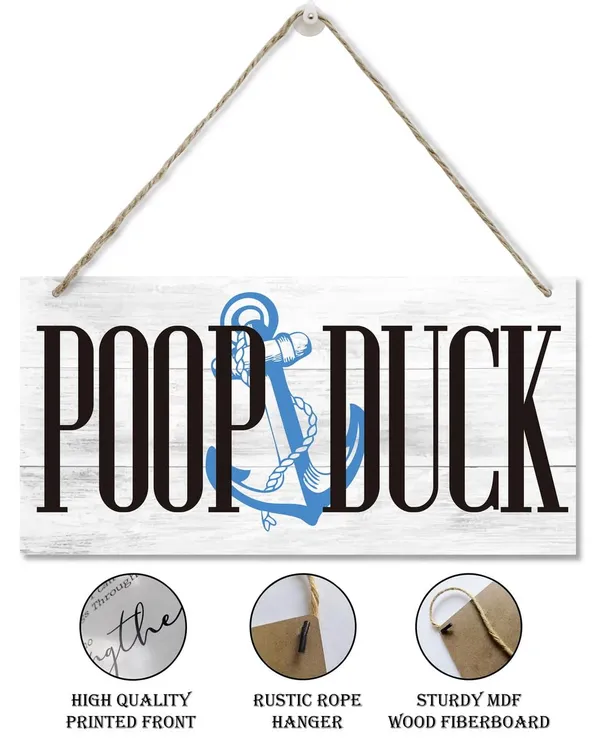 White_Poop_Decor_Signs,_Decorative_Wood_Hanging_Wood_Plaque,_Rustic_Door_Sign,_Hanging_Poop_Deck_Decor_Sign,_Nautical_Home_Decor,_Decoration_|_For_Ocean_Bathroom,_Nursery_Decor,_Beach_House_Hanging_Decor