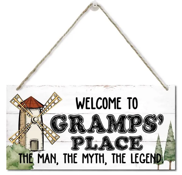 Multicolor_Welcome_To_Gramp'S_Place_The_Man,_The_Myth,_The_Legend_Wood_Decor_Sign_Rustic_Style_Sign,_Hanging_Wood_Sign_Home_Decor,_Printed_Wood_Sign,_Home_Sign,_Gift_|_For_Grandpa_12X6_Inch