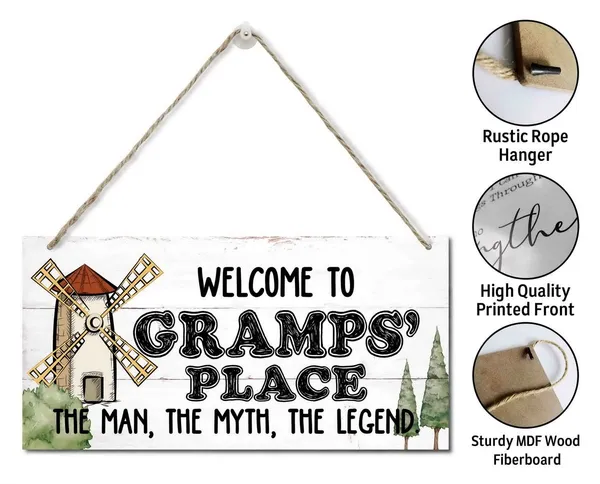 Multicolor_Welcome_To_Gramp'S_Place_The_Man,_The_Myth,_The_Legend_Wood_Decor_Sign_Rustic_Style_Sign,_Hanging_Wood_Sign_Home_Decor,_Printed_Wood_Sign,_Home_Sign,_Gift_|_For_Grandpa_12X6_Inch
