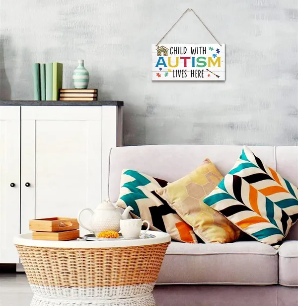 White_Autism_Awareness_Sign,_Child_With_Autism_Lives_Here,_Hanging_Wood_Sign_Home_Decorative,_Rustic_Autism_Door_Hanger,_Autism_Awareness_Safety_Sign,_Autistic_Support_Decorative_Plaque_12_*_6Inch