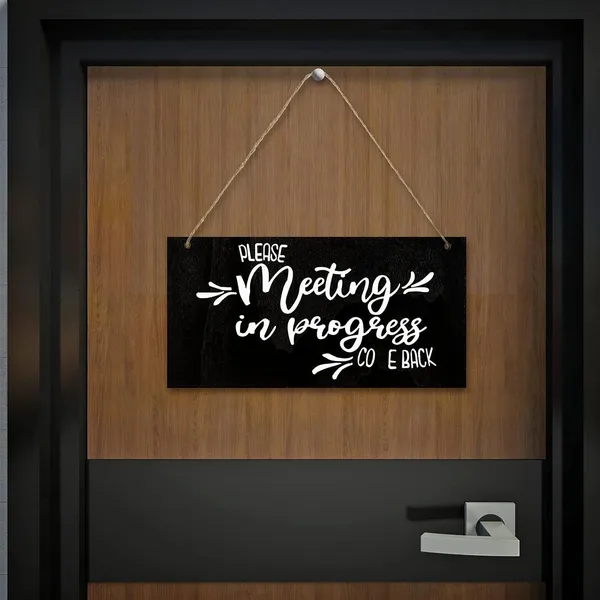 Multicolor_Meeting_In_Progress_Do_Not_Disturb_Door_Sign_Reversible_Double_Sided_Wood_Hanging_Sign_Home_Office_Meeting_Door_Hanger_Hanging_Plaque_Sign_|_For_Office_Therapist_Commercial_Home_Use_(Please_Come_In)