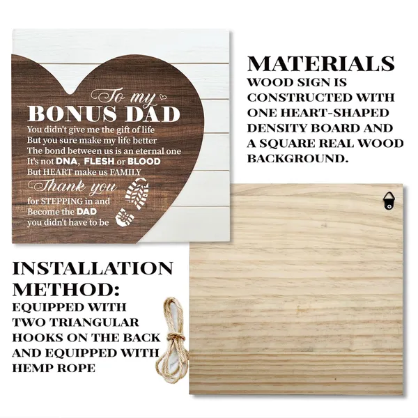 White_Bonus_Dad_Gifts,_Heart_Makes_Us_Family_Sign_Gift_|_For_Bonus_Dad,_Wooden_Plaque_Heart_Sign,_Heart_Plaque_Sign_|_For_Home_Decor,_Father'S_Day_Gift_|_For_Bonus_Dad,_Appreciation_Gift_|_For_Stepped_Up_Dad