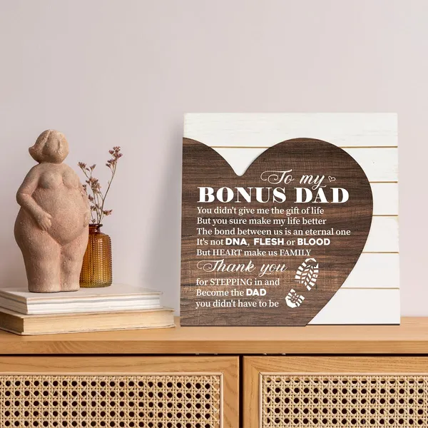 White_Bonus_Dad_Gifts,_Heart_Makes_Us_Family_Sign_Gift_|_For_Bonus_Dad,_Wooden_Plaque_Heart_Sign,_Heart_Plaque_Sign_|_For_Home_Decor,_Father'S_Day_Gift_|_For_Bonus_Dad,_Appreciation_Gift_|_For_Stepped_Up_Dad