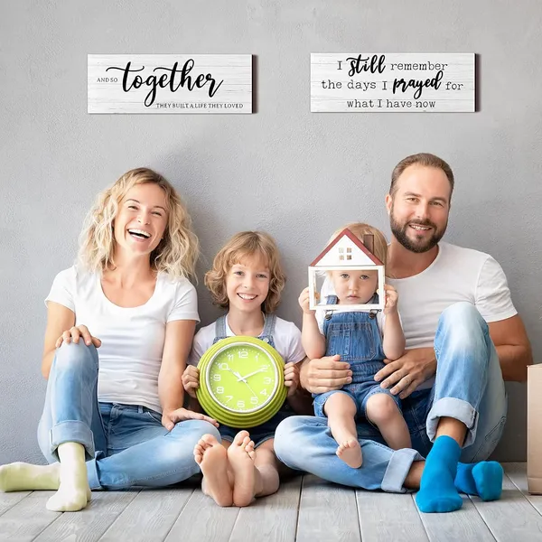 Multicolor_I_Still_Remember_The_Days_I_Prayed_Modern_Farmhouse_Decor_Rustic_Wood_Sign_And_So_Together_They_Built_A_Life_They_Loved_Sign_Rustic_Wood_Family_Sign_Wooden_Plaque_Signs_|_For_Women