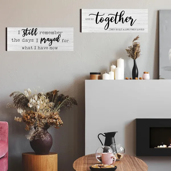 Multicolor_I_Still_Remember_The_Days_I_Prayed_Modern_Farmhouse_Decor_Rustic_Wood_Sign_And_So_Together_They_Built_A_Life_They_Loved_Sign_Rustic_Wood_Family_Sign_Wooden_Plaque_Signs_|_For_Women