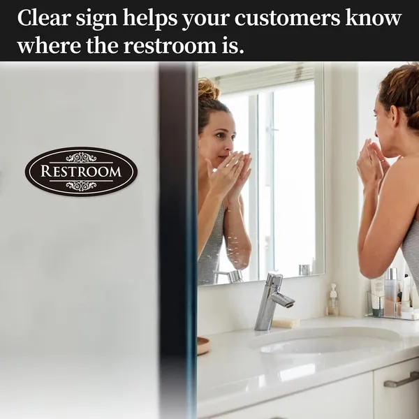Black_Restroom_Sign_|_For_Business_And_Home,self-Adhesive_Bathroom_Sign_Sticker_|_For_Men_And_Women,waterproof_Vinyl_Restroom_Decor_|_For_Home,office,shop,door(Black),_9.4In,_Restroom(Black_02???