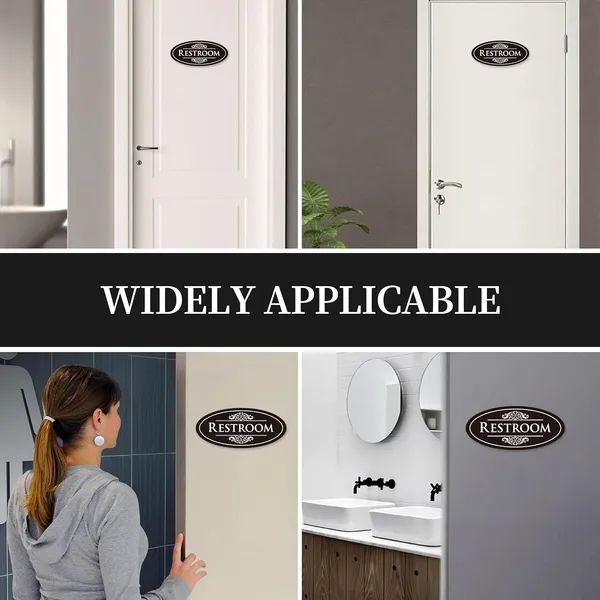 Black_Restroom_Sign_|_For_Business_And_Home,self-Adhesive_Bathroom_Sign_Sticker_|_For_Men_And_Women,waterproof_Vinyl_Restroom_Decor_|_For_Home,office,shop,door(Black),_9.4In,_Restroom(Black_02???