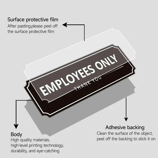 Black_Employees_Only_Sign_|_For_Door