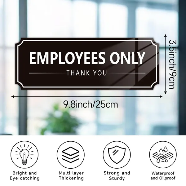 Black_Employees_Only_Sign_|_For_Door