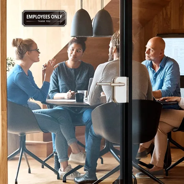 Black_Employees_Only_Sign_|_For_Door