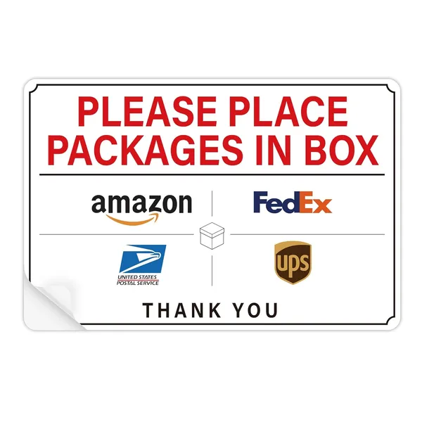 White_Please_Place_Packages_In_Box