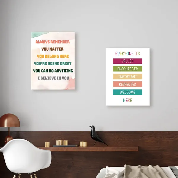 Multicolor_Y09_Always_Remember_You_Matter_Poster_Canvas_Prints_Framed_Wall_Art_Painting_Ready_To_Hang_|_For_Nursery/Home/Bedroom_Decor-Motivational_Canvas_Wall_Art_Gifts_|_For_Kids_Teens_Boy_Girl_12_X_15_Inches