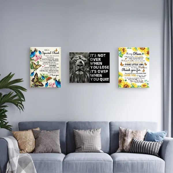 Multicolor_Lion_Office_Wall_Art,Lion_Inspiratioal_Office_Wall_Art_Decor,Motivational_Lion_Artwork_Canvas_Framed_Painting_|_For_Home_Office_Wall_Decor