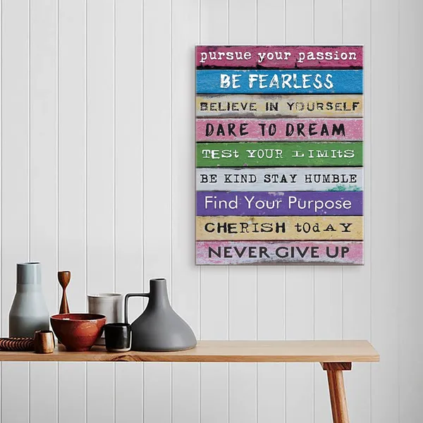 Multicolor_Pursue_Your_Passion_Wall_Art_Poster,Inspirational_Wall_Art_Framed_Canvas_Motivational_Wall_Art_Decor_|_For_Home_Bathroom_Bedroom_Office_Classroom_Gym