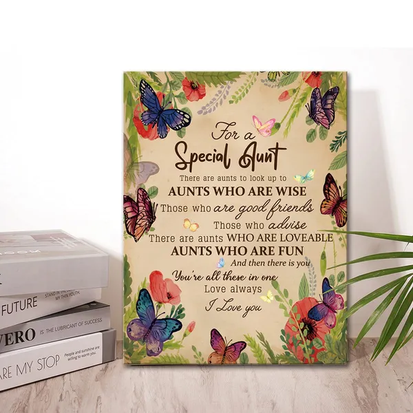 Multicolor_Wailozco_Gifts_|_For_Aunt-Hangable_Canvas_Poem_Prints_Framed_Poster_Wall_Art_|_For_Aunt_From_Niece-Meaningful_Aunt_Gifts,Aunt_Home_Bedroom_Living_Room_Wall_Decor-_Special_Aunt