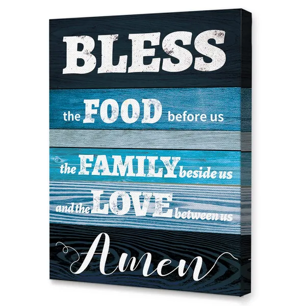 Multicolor_Christian_Quote_God_Bless_The_Food_Be|_Fore_Us_Retro_Wood_Grain_Canvas_Wall_Art_Prints_Decoration_|_For_Kitchen_Living_Room_Christian_Family_Religious_Home,Housewarming_Gifts,Christian_Gifts,11X14_Inch