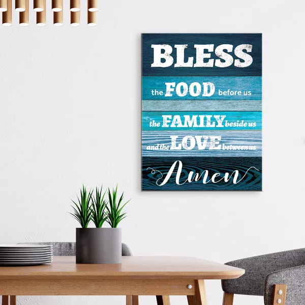Multicolor_Christian_Quote_God_Bless_The_Food_Be|_Fore_Us_Retro_Wood_Grain_Canvas_Wall_Art_Prints_Decoration_|_For_Kitchen_Living_Room_Christian_Family_Religious_Home,Housewarming_Gifts,Christian_Gifts,11X14_Inch