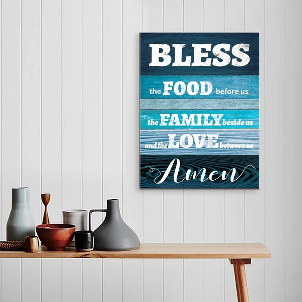 Multicolor_Christian_Quote_God_Bless_The_Food_Be|_Fore_Us_Retro_Wood_Grain_Canvas_Wall_Art_Prints_Decoration_|_For_Kitchen_Living_Room_Christian_Family_Religious_Home,Housewarming_Gifts,Christian_Gifts,11X14_Inch