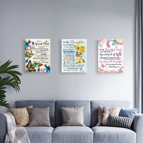 Multicolor_Canvas_Wall_Art_Gifts_|_For_Daughter,Believe_In_Yourself_Birthday_Graduated_Meaningful_Gifts_|_For_Daughter_From_Mom,Canvas_Framed_Wall_Art_Hangable_Home_Decor_|_For_Daughter