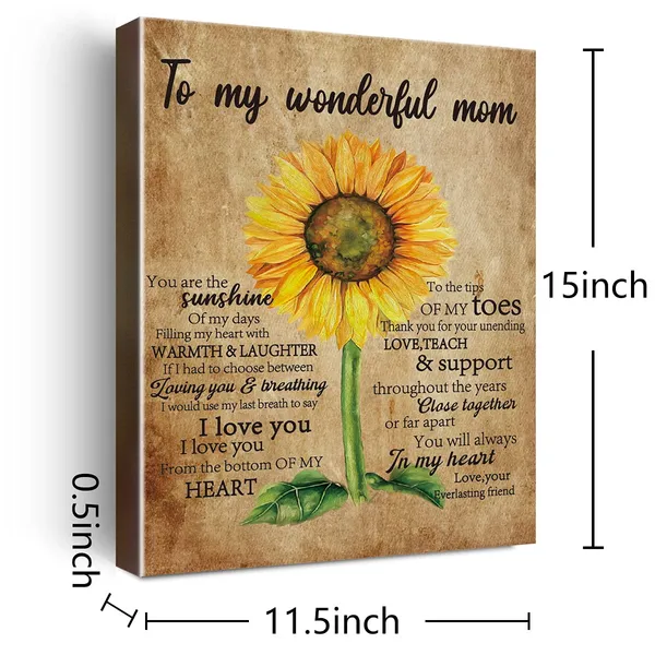 Multicolor_Wailozco_Gifs_|_For_Mom-Hangable_Canvas_Poem_Prints_Framed_Poster_Wall_Art_|_For_Mom_From_Daughter-Meaningful_Mom_Gifts,Mom_Home_Bedroom_Living_Room_Wall_Decor-_To_My_Wonderful_Mom